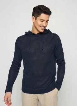 Maison Montagut Pulls>Hoodie Ras Du Cou En Lin - Russell