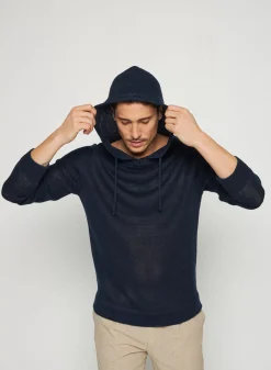 Maison Montagut Pulls>Hoodie Ras Du Cou En Lin - Russell