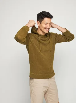 Maison Montagut Pulls>Hoodie Ras Du Cou En Lin - Russell