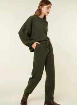 Maison Montagut Pantalons>Jogger A Poches En Cachemire Recycle Et Laine - Anka