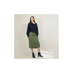 Maison Montagut Jupes>Jupe A Poches En Laine - Grazia
