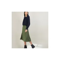 Maison Montagut Jupes>Jupe A Poches En Laine - Grazia