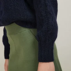 Maison Montagut Jupes>Jupe A Poches En Laine - Grazia