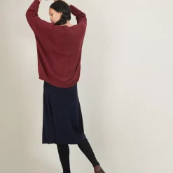Maison Montagut Jupes>Jupe A Poches En Laine - Grazia