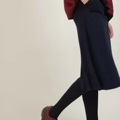 Maison Montagut Jupes>Jupe A Poches En Laine - Grazia