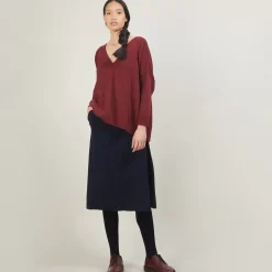 Maison Montagut Jupes>Jupe A Poches En Laine - Grazia