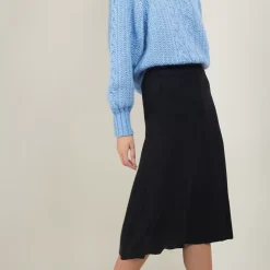 Maison Montagut Jupes>Jupe A Poches En Laine - Grazia