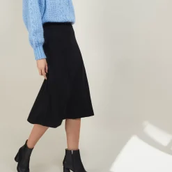 Maison Montagut Jupes>Jupe A Poches En Laine - Grazia