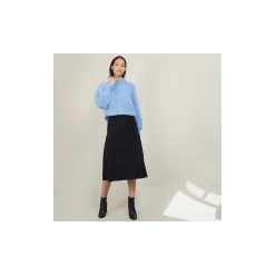 Maison Montagut Jupes>Jupe A Poches En Laine - Grazia