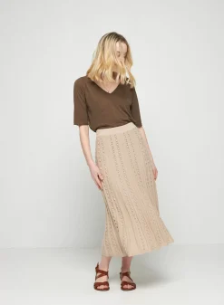 Maison Montagut Jupes>Jupe Longue En Coton Bio - Sixtine