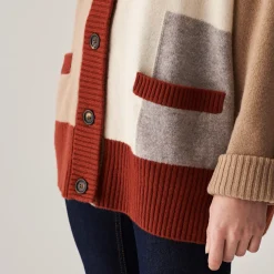 Maison Montagut Vestes Et Gilets>Long Cardigan Boutonne En Cachemire - Delia