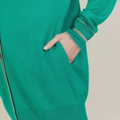 Maison Montagut Vestes Et Gilets>Long Cardigan En Lin Cachemire - Narcissa