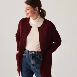 Maison Montagut Vestes Et Gilets>Long Gilet A Poches En Cachemire Melange - Dina