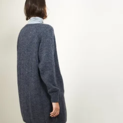 Maison Montagut Vestes Et Gilets>Long Gilet A Poches En Mohair - Gaya