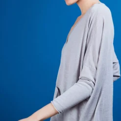Maison Montagut Vestes Et Gilets>Long Gilet En Lin - Ballon