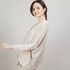 Maison Montagut Vestes Et Gilets>Long Gilet En Lin - Ballon