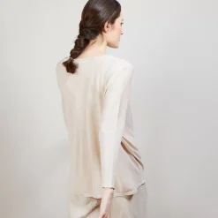 Maison Montagut Vestes Et Gilets>Long Gilet En Lin - Ballon