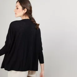 Maison Montagut Vestes Et Gilets>Long Gilet En Lin - Ballon