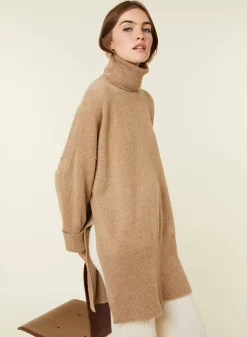 Maison Montagut Pulls>Long Pull Ample En Laine Et Cachemire - Galice