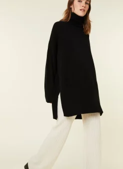 Maison Montagut Pulls>Long Pull Ample En Laine Et Cachemire - Galice