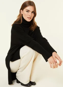 Maison Montagut Pulls>Long Pull Ample En Laine Et Cachemire - Galice