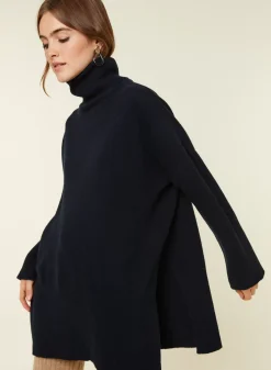 Maison Montagut Pulls>Long Pull Ample En Laine Et Cachemire - Galice