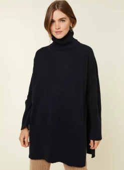 Maison Montagut Pulls>Long Pull Ample En Laine Et Cachemire - Galice