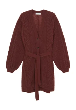 Maison Montagut Vestes Et Gilets>Manteau Boutonne En Mohair Manches Ballon - Galilee