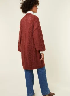 Maison Montagut Vestes Et Gilets>Manteau Boutonne En Mohair Manches Ballon - Galilee