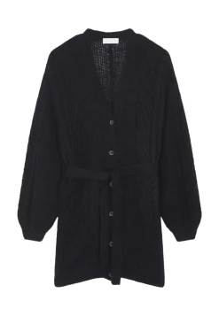 Maison Montagut Vestes Et Gilets>Manteau Boutonne En Mohair Manches Ballon - Galilee
