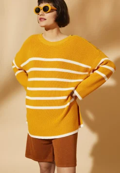 Maison Montagut Pulls>Mariniere Oversize En Coton Bio - Mevo
