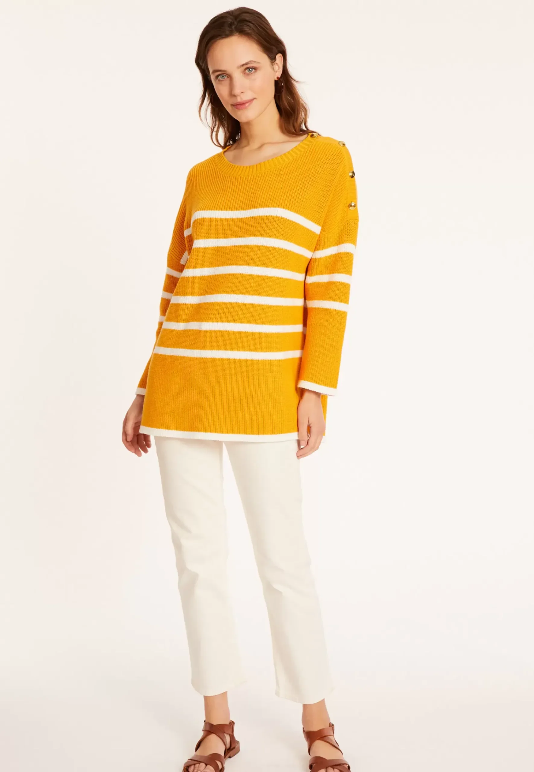 Maison Montagut Pulls>Mariniere Oversize En Coton Bio - Mevo