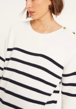 Maison Montagut Pulls>Mariniere Oversize En Coton Bio - Mevo