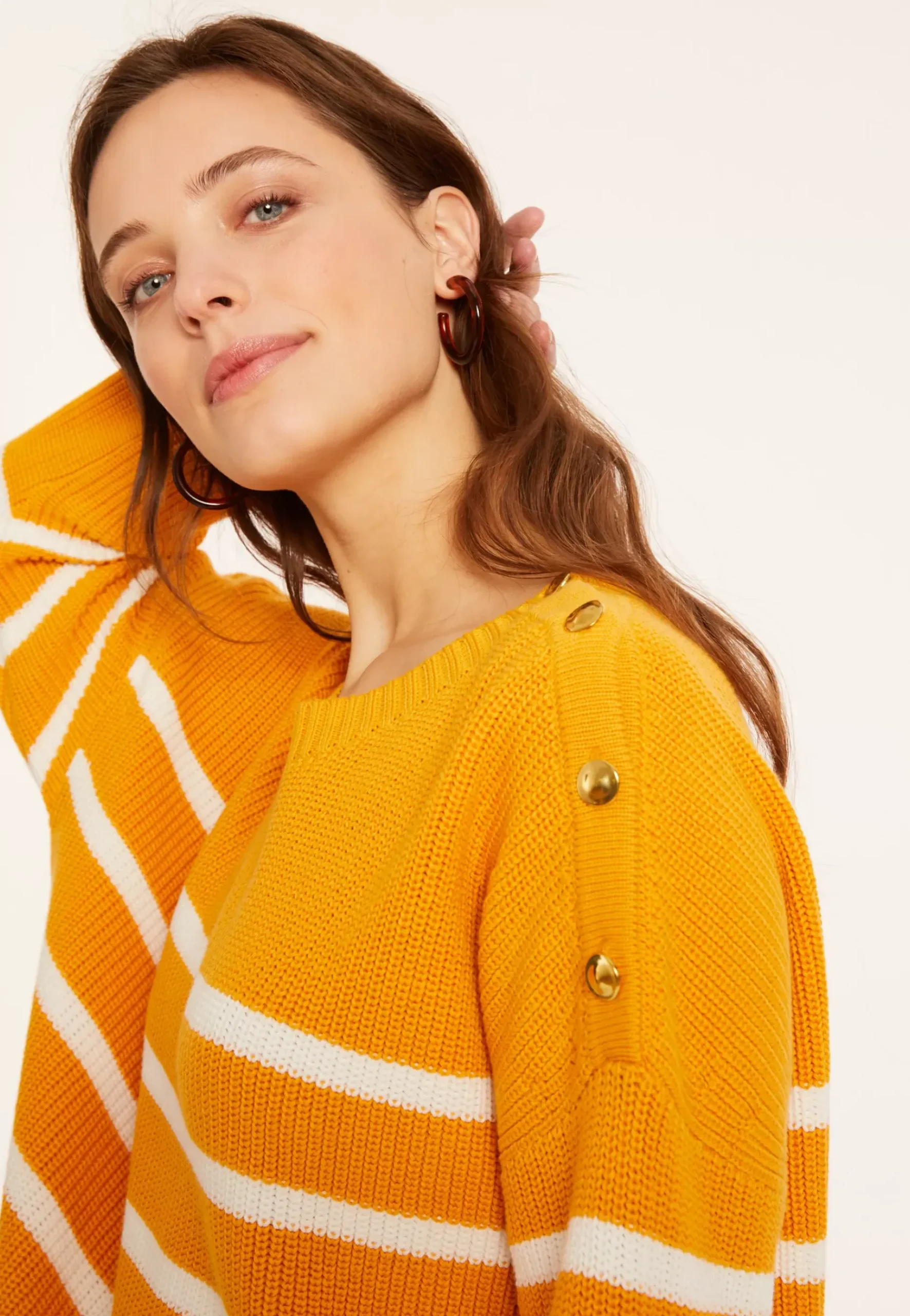 Maison Montagut Pulls>Mariniere Oversize En Coton Bio - Mevo