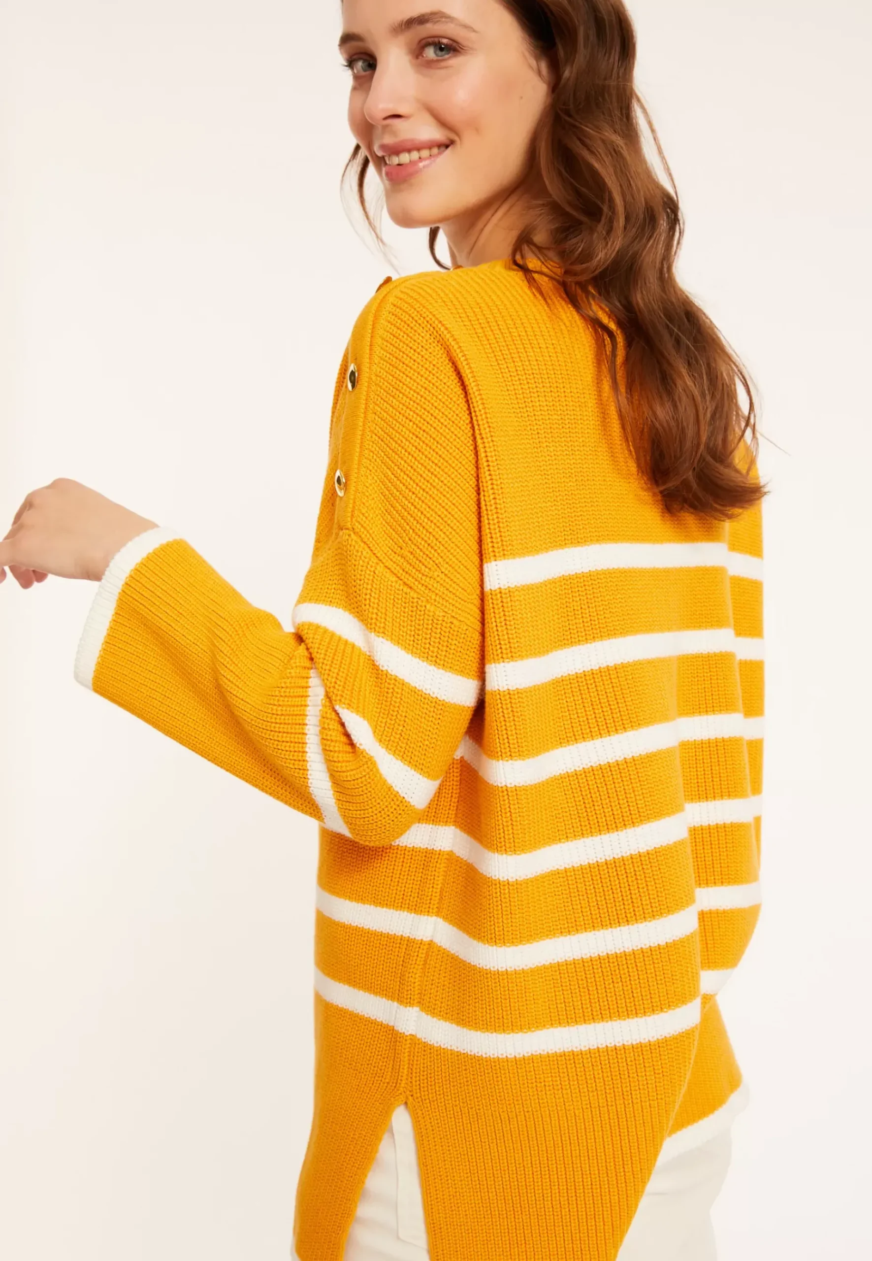 Maison Montagut Pulls>Mariniere Oversize En Coton Bio - Mevo