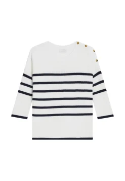 Maison Montagut Pulls>Mariniere Oversize En Coton Bio - Mevo