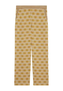 Maison Montagut Pantalons>Pantalon A Motifs En Laine Merinos - Gill