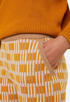 Maison Montagut Pantalons>Pantalon A Motifs En Laine Merinos - Gill