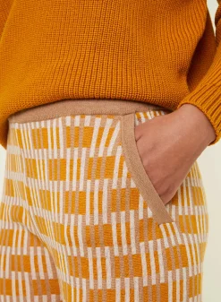 Maison Montagut Pantalons>Pantalon A Motifs En Laine Merinos - Gill