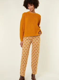 Maison Montagut Pantalons>Pantalon A Motifs En Laine Merinos - Gill