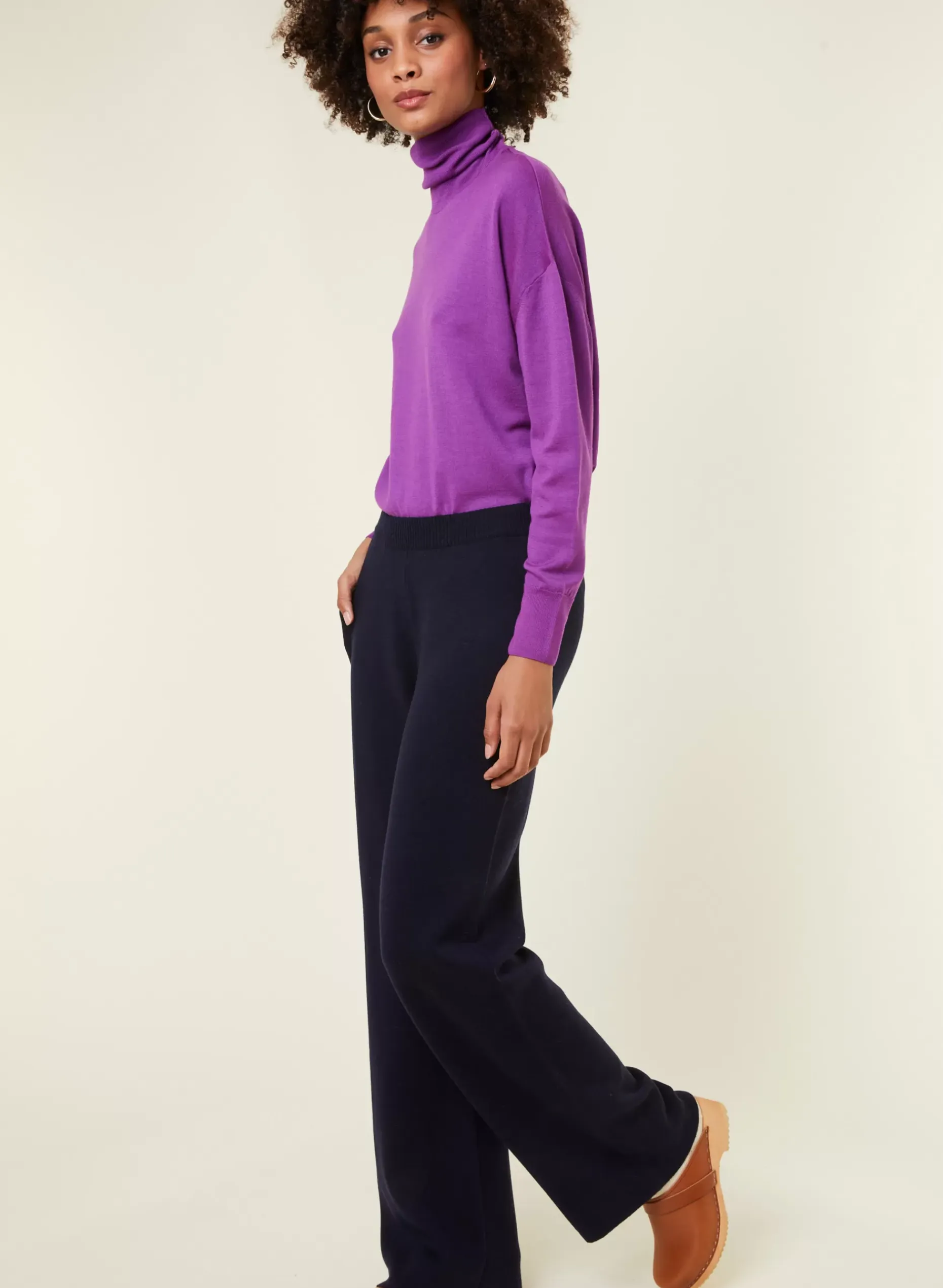Maison Montagut Pantalons>Pantalon A Poches En Laine Merinos - Gaetane