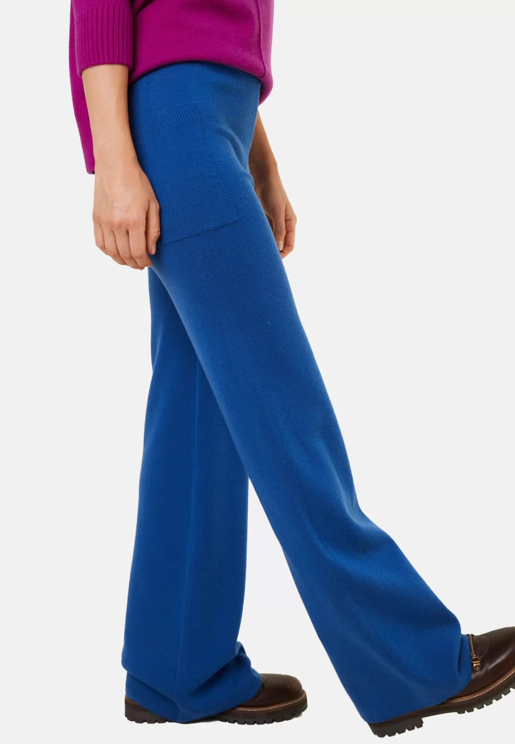Maison Montagut Pantalons>Pantalon A Poches En Laine Merinos - Gaetane