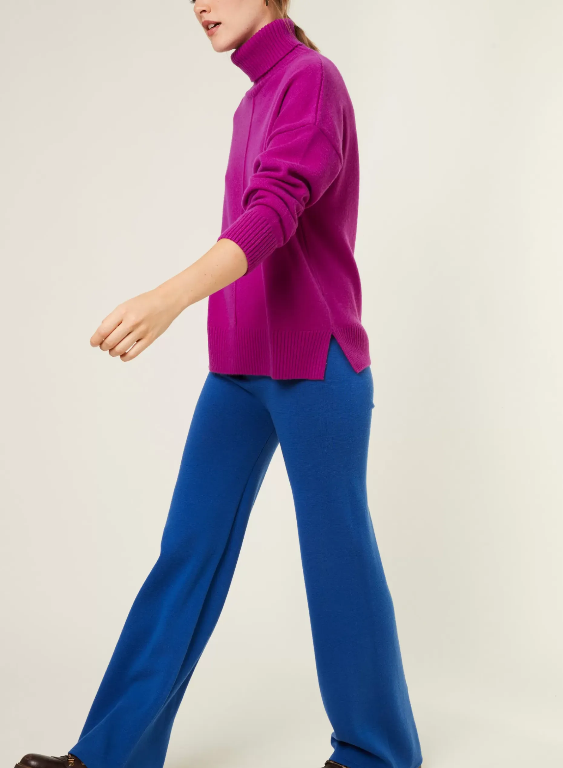 Maison Montagut Pantalons>Pantalon A Poches En Laine Merinos - Gaetane