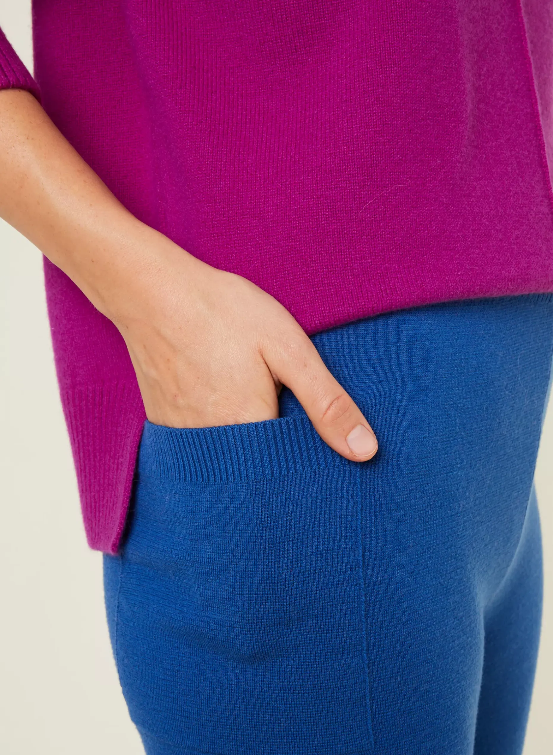 Maison Montagut Pantalons>Pantalon A Poches En Laine Merinos - Gaetane