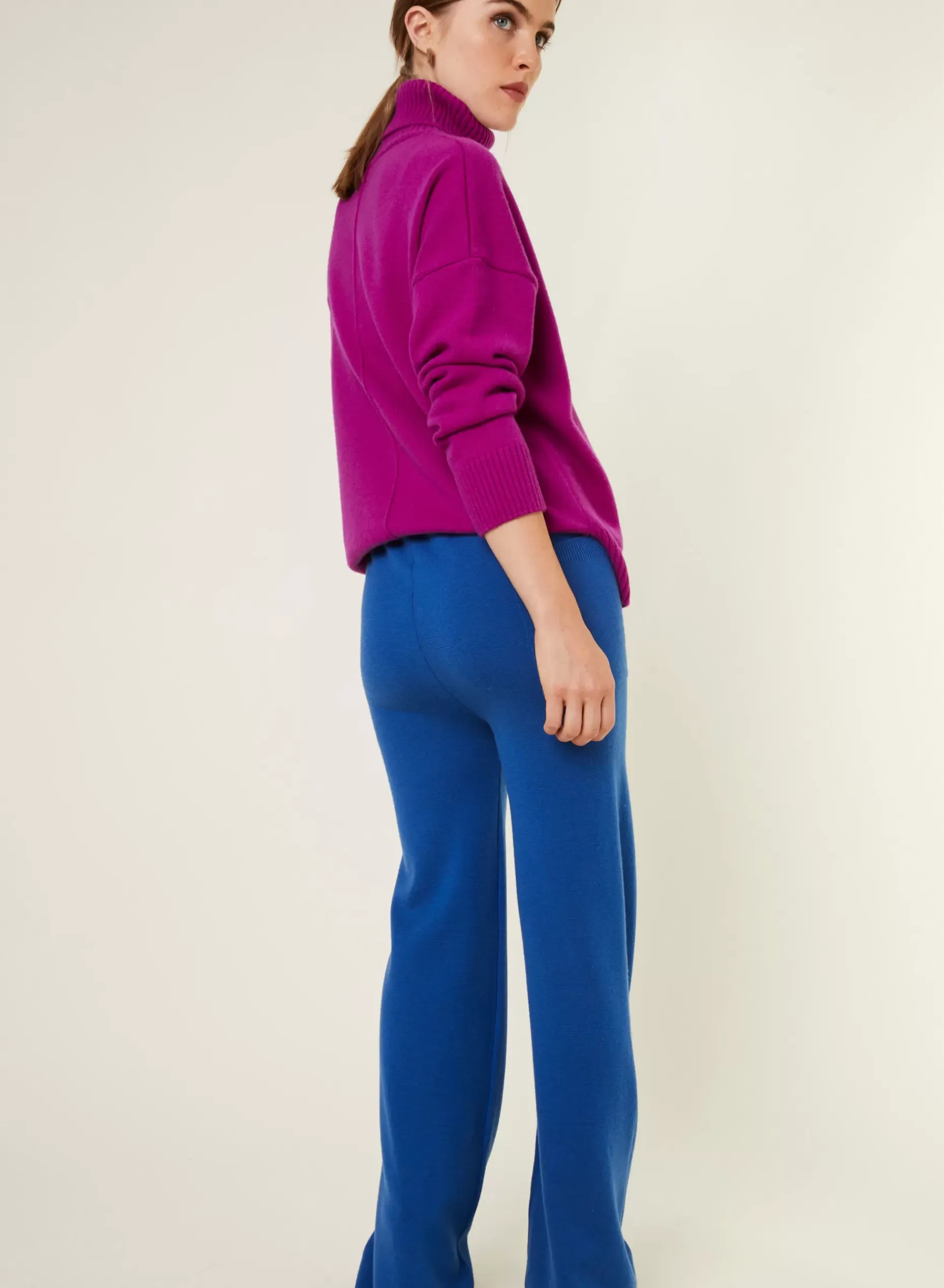 Maison Montagut Pantalons>Pantalon A Poches En Laine Merinos - Gaetane