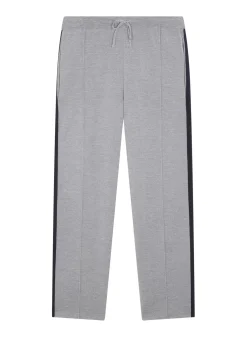 Maison Montagut Shorts Et Pantalons>Pantalon A Poches En Laine Merinos Et Fil Lumiere - Franck Gris Moyen