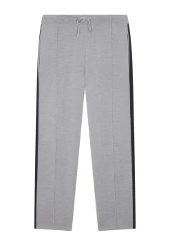 Maison Montagut Shorts Et Pantalons>Pantalon A Poches En Laine Merinos Et Fil Lumiere - Franck Gris Moyen