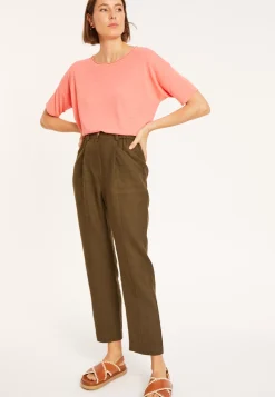 Maison Montagut Pantalons>Pantalon A Poches En Lin - Victoire