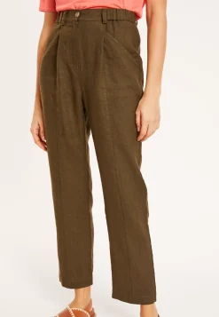 Maison Montagut Pantalons>Pantalon A Poches En Lin - Victoire