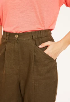 Maison Montagut Pantalons>Pantalon A Poches En Lin - Victoire